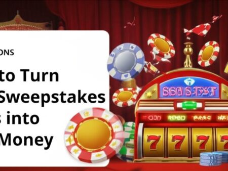 Turn Free Sweepstakes Coins into Real Money at Top Casino Games